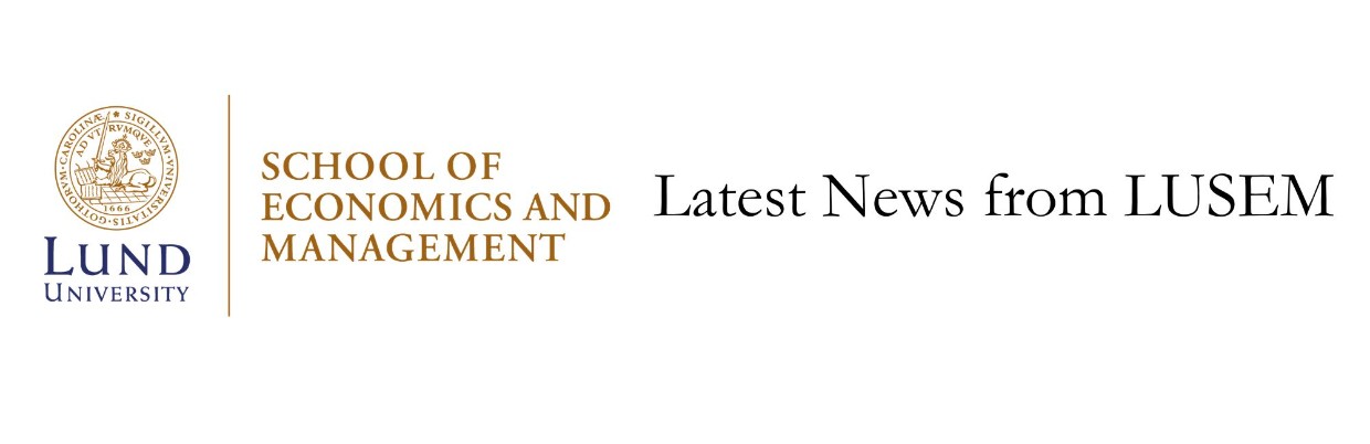 Logotype for LUSEM with the headline: "News and Events".