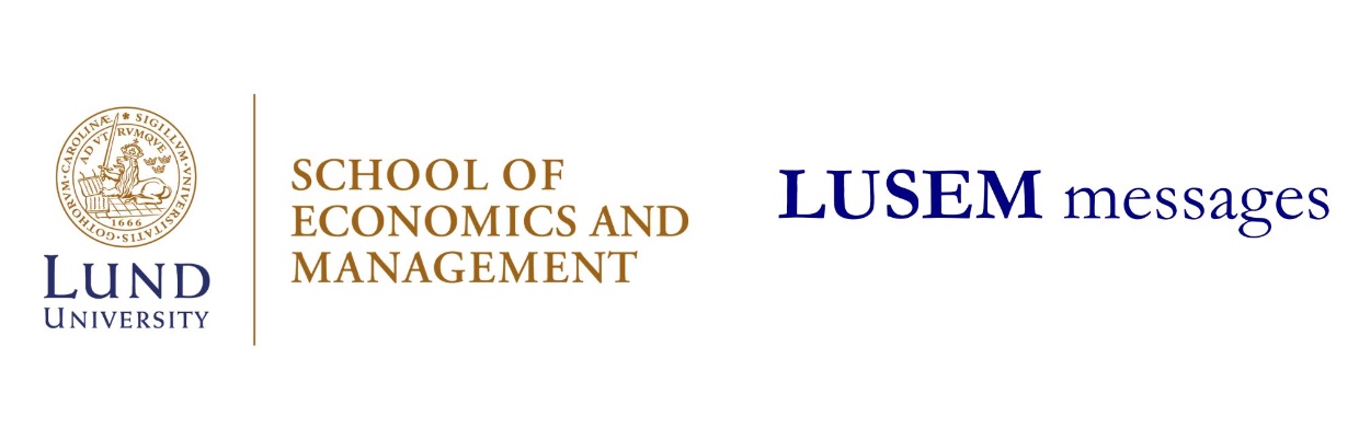 Logga Ekonomihögskolan vid Lunds universitet