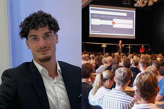 Mohamad, a student on the Swedish Bachelor’s Programme in Business and Economics at LUSEM
