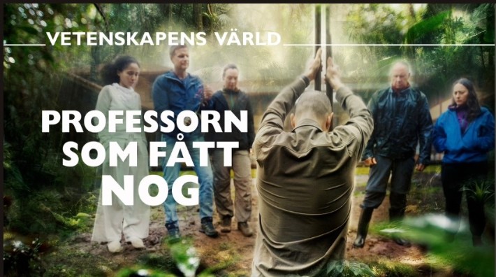 Screen shot from documentary about Alexandre Antonelli. SVT PLay